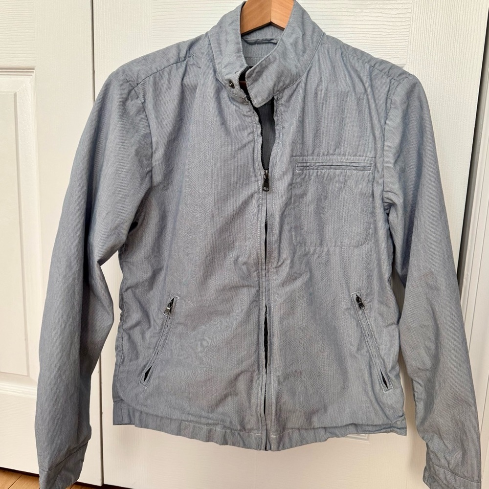 Banana Republic seersucker cotton jacket